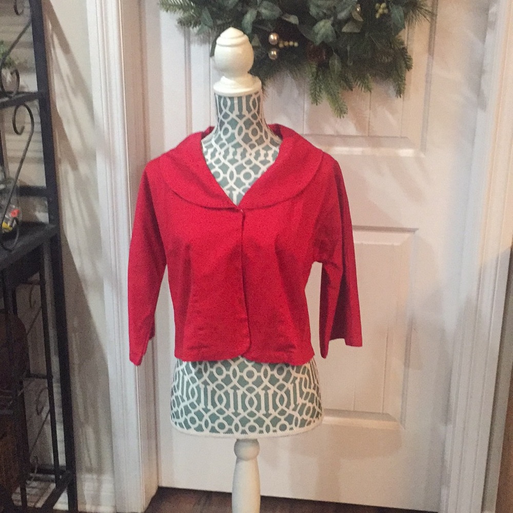 Red blazer